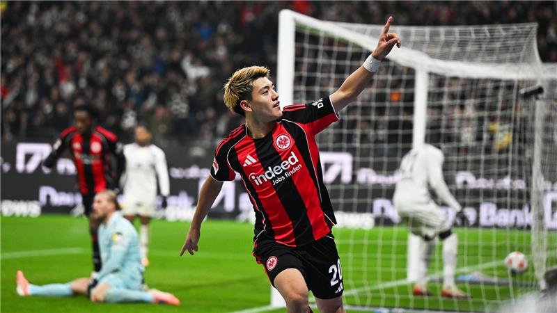 Erzielte das Siegtor für Frankfurt: Ritsu Doan.