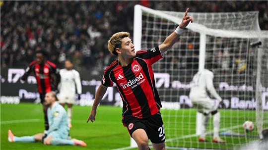 Erzielte das Siegtor für Frankfurt: Ritsu Doan.