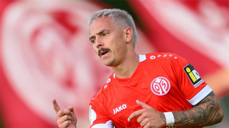 Erzielte vier Tore für die Mainzer: Stürmer Phillip Tietz.