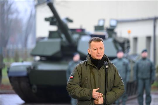 «Es gehe um die Sicherheit ganz Europas»: Der polnische Verteidigungsminister Mariusz Blaszczak.