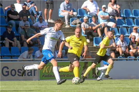 Es geht ohne Pause weiter: Felix Rühle (li.) und der GSC 08 werden am Mittwoch im Bezirkspokal gefordert, Marcel Herbst und der SV Rammelsberg im Ligabetrieb. Foto: Gietemann