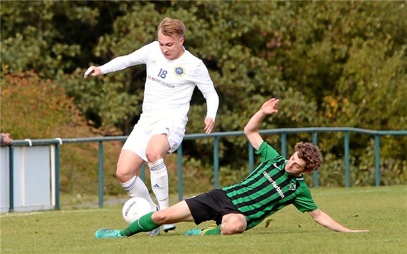 TSG Bad Harzburg holt ersten Auswärtspunkt Es gibt einen Hoffnungsschimmer: Brian-Joshua Bothe und die TSG Bad Harzburg holen bei Aufsteiger Germania Wolfenbüttel den ersten Auswärtspunkt der Saison. Foto: Neuendorf