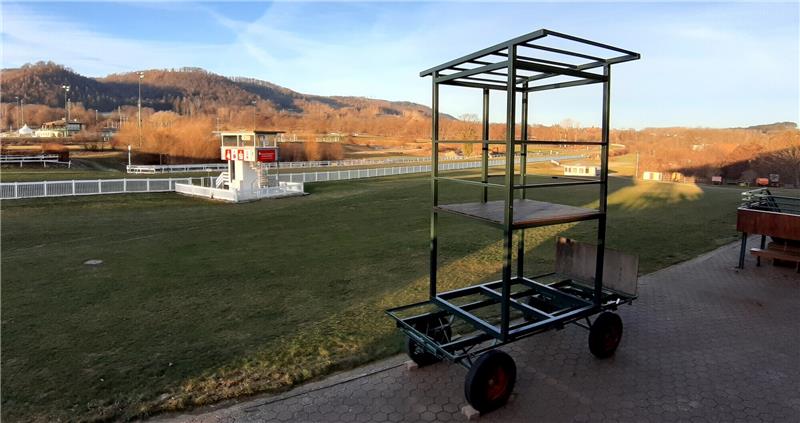 Es gibt einen neuen transportablen Kameraturm für die nächste Rennwoche. Er soll in diesem Winter fertiggestellt werden. Foto: Potthast