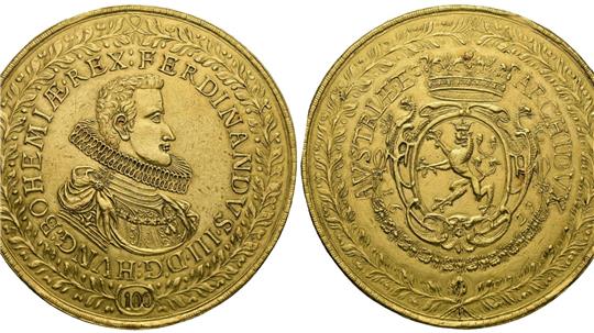 Es gibt nur vier bekannte Exemplare dieser Riesenmünze. (Archivbild)