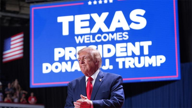 Es ist bereits Trumps dritte Reise nach Texas innerhalb eines Monats. 