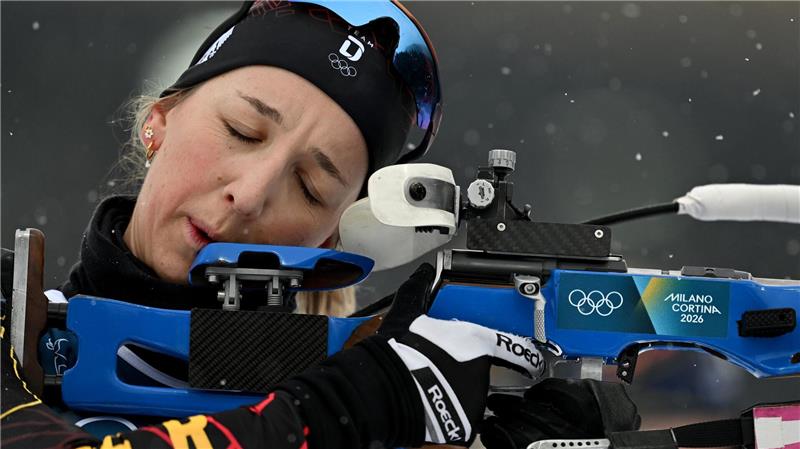 „Es wackelt nur noch“: Franziska Preuß scheiterte in Antholz an ihren Nerven. (Archivbild)
