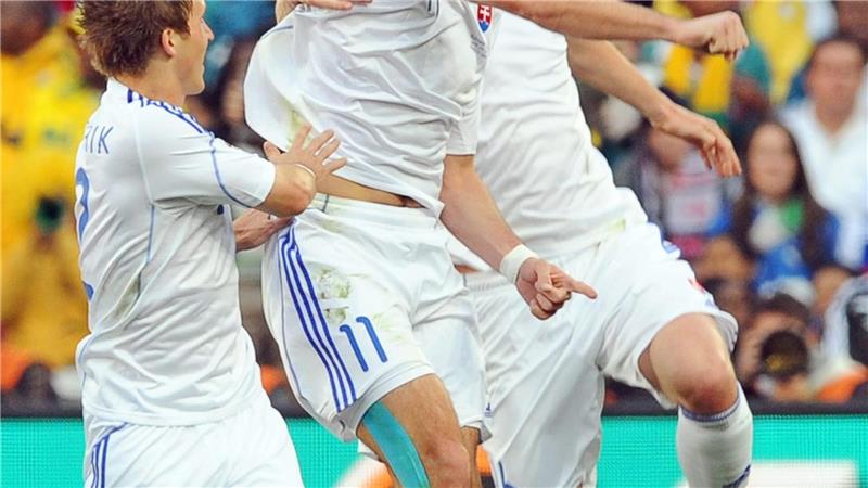Bereit für den Showdown: Slowakei hofft auf „kleines Wunder“ Es war eine der WM-Sensationen: Die Slowaken schlugen 2010 Titelverteidiger Italien.