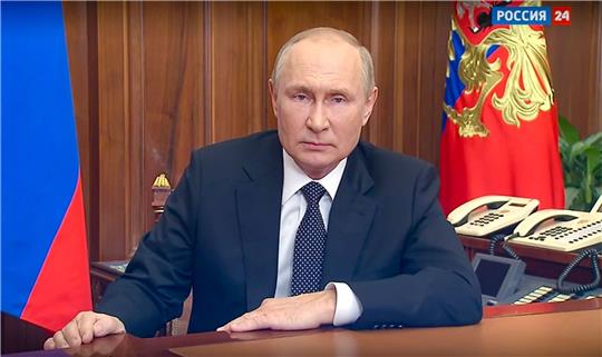 Es wird damit gerechnet, dass Wladimir Putin bei seiner Rede unter anderem auf Russlands Kriegsziele in der Ukraine eingehen wird.
