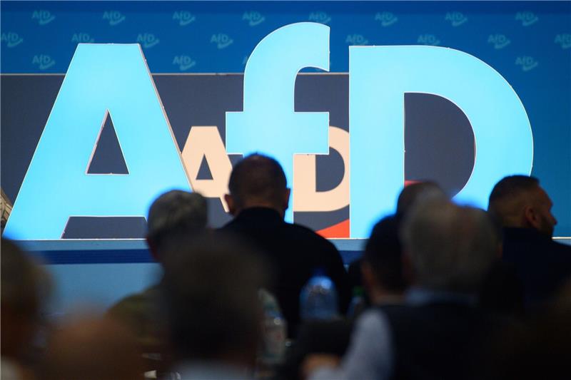 AfD-Bewerber für Europa wollen radikale Abkehr von der EU Europawahlversammlung der AfD in Magdeburg.