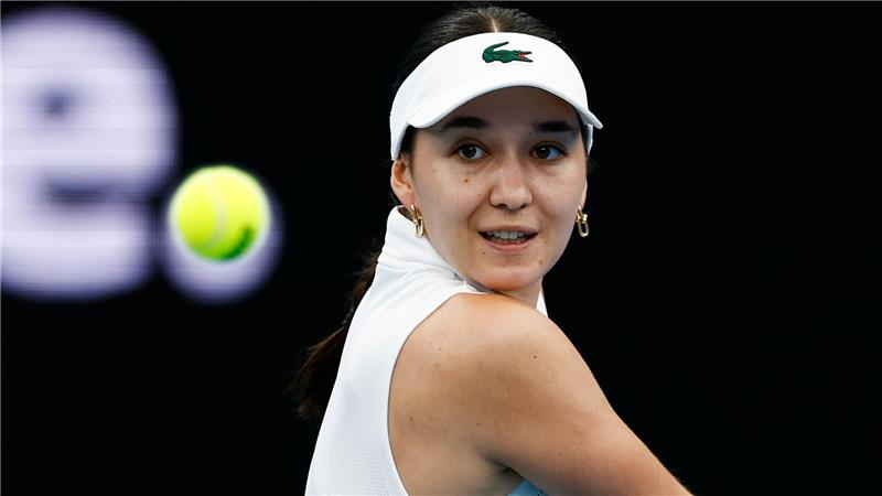 Eva Lys in Aktion beim United Cup in Sydney.