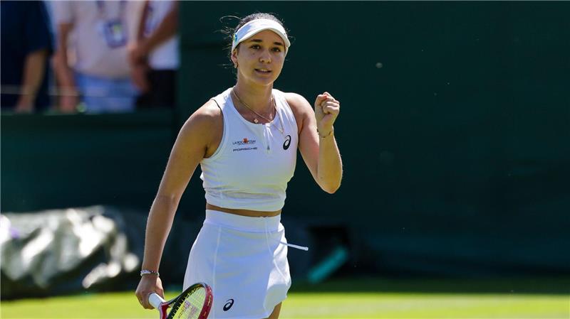 Deutsches Trio überzeugt bei heißester Wimbledon-Eröffnung Eva Lys jubelt über einen erfolgreichen Auftakt.