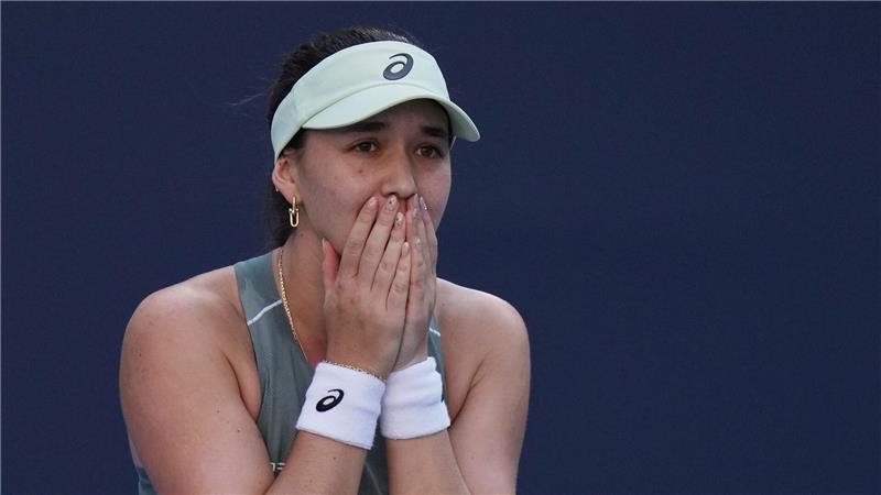 Eva Lys steht erstmals im Viertelfinale eines WTA-1000er-Turniers.