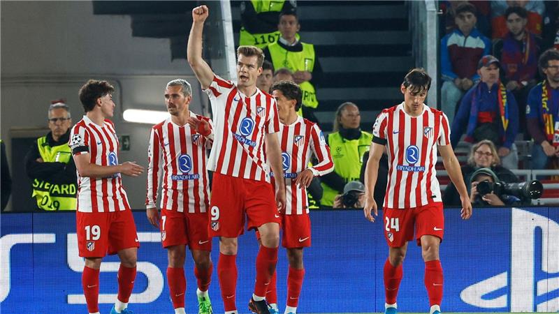 Ex-Bundesligaprofi Alexander Sörloth (M) traf für Atlético.