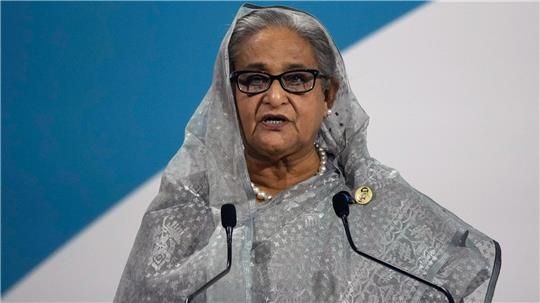 Ex-Ministerpräsidentin Hasina warf dem Gericht in einer ersten Reaktion vor, es habe eine „politisch motivierte“ Entscheidung getroffen. (Archivbild)