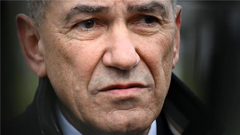 Ex-Premier Jansa führte lange in den Meinungsumfragen - nun verlor er die Wahl äußerst knapp. 