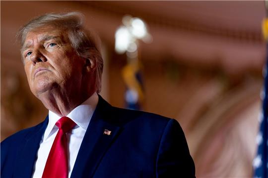 Ex-US-Präsident Donald Trump in seinem Anwesen Mar-a-Lago.