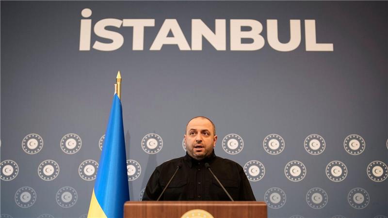 Ex-Verteidigungsminister Rustem Umjerow ist einer der Hauptunterhändler von Kiew und wurde jetzt als Zeuge in einem Schmiergeldskandal vernommen. (Archivbild)