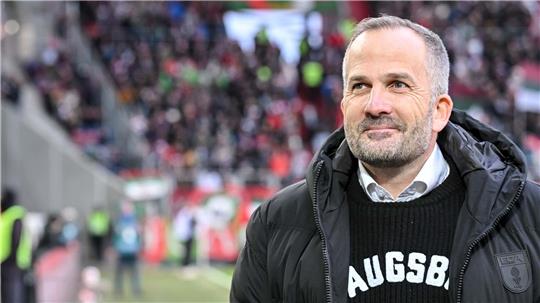 FCA-Interimscoach Baum steht vor seinem letzten Spiel. (Archivbild)