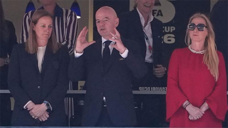 Nach Skandal um Balogun: Belgien beendet WM-Party der USA FIFA-Boss Infantino sah in Seattle zu.