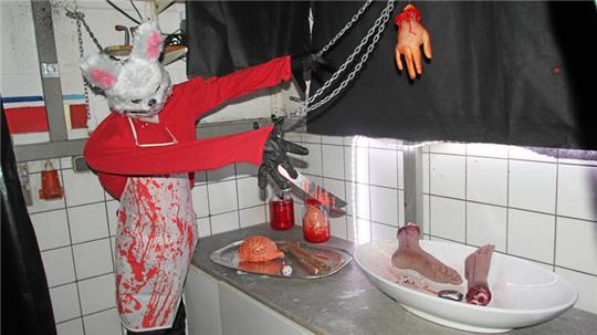 Familie Thiess weiß, wie man Leute erschreckt, ihr Göttingeröder Horrorhaus ist schon legendär. Nun steuern sie ihr Wissen beim Jugendtreff-Event mit bei.
