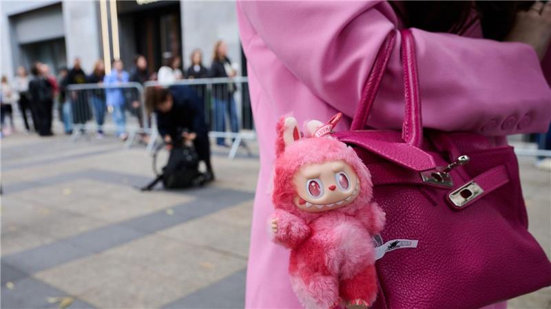 Fans brachten ihre eigenen Labubus mit.