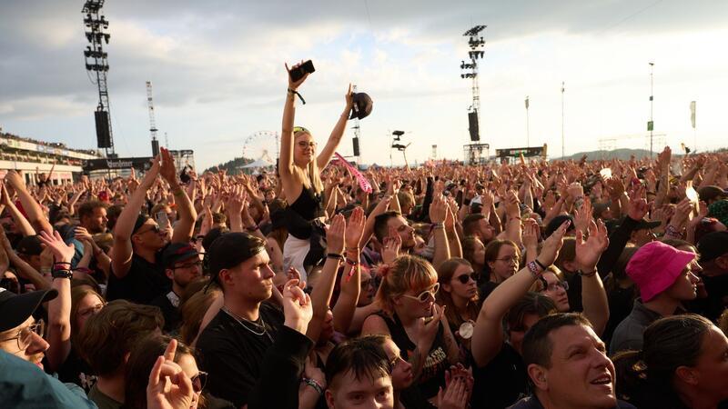Positive Bilanz bei Rock im Park und Rock am Ring Fans feiern den Auftritt der kanadischen Rockband „Billy Talent“ beim Open-Air-Festival „Rock am Ring“.