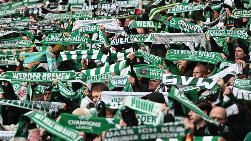 Fans von Werder Bremen.