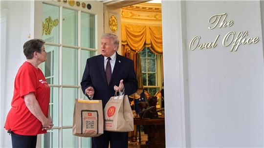 Fast Food für Trump: McDonald’s-Lieferung ins Weiße Haus