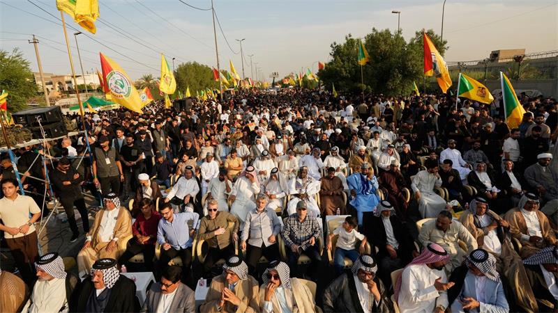 Feiern zum Abzug der US-Truppen aus dem Irak