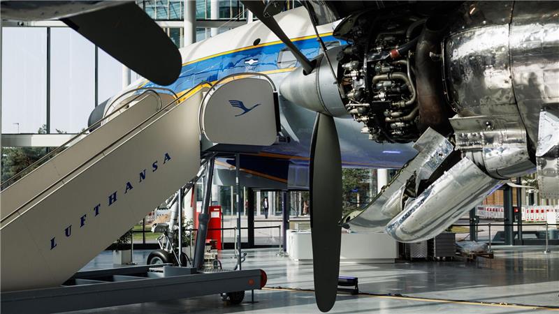 Feierstunde im Streik: Das neue Besucherzentrum der Lufthansa. (Archivfoto)