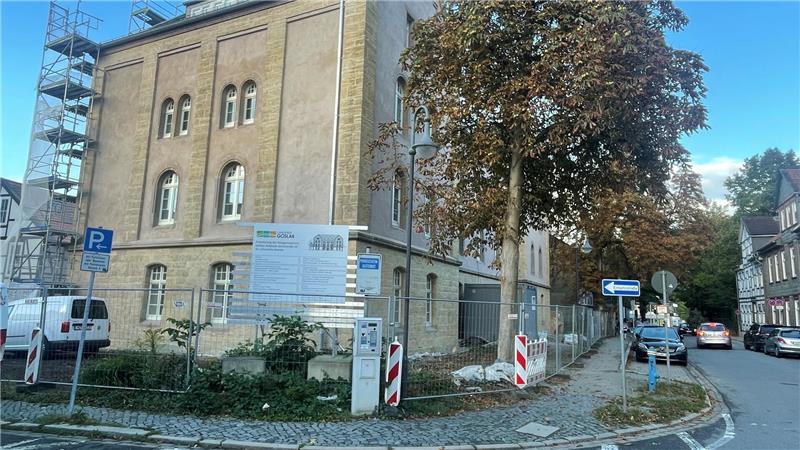 Fertigwerden: Zum 1. Februar will das Ratsgymnasium seine neue Oberstufe an der Zehntstraße beziehen. Foto: Heine