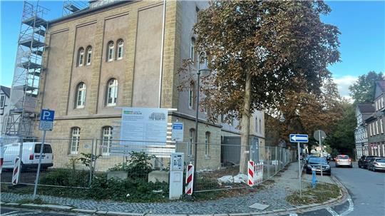 Fertigwerden: Zum 1. Februar will das Ratsgymnasium seine neue Oberstufe an der Zehntstraße beziehen. Foto: Heine