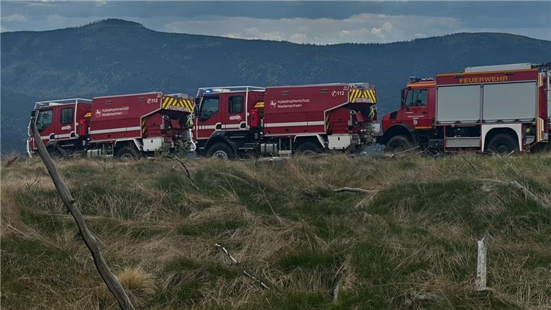 Spezialeinheit aus den Landkreisen Goslar und Göttingen im Test Feuerwehrzeuge bei einer Waldbrandübung in Bayern, an der auch Spezialkräfte aus den Landkreisen Goslar und Göttingen teilnahmen.