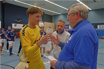 Fiete Flemming (MTV Wolfenbüttel U19) wird zum besten Torhüter gewählt. 