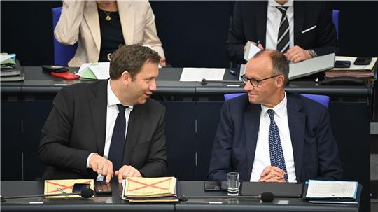 Finanzminister Klingbeil hat kaum Zeit, sich einzuarbeiten. (Archivbild)