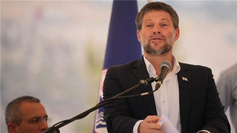 Finanzminister Smotrich hat mit der Annexion des Westjordanlands gedroht. 