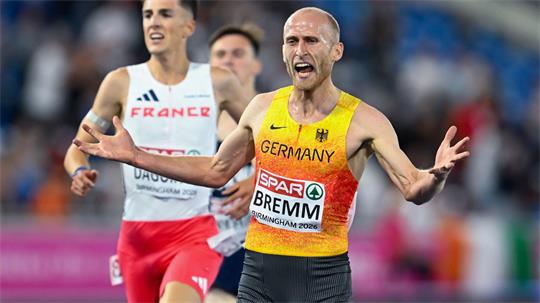 Florian Bremm stürmte zu EM-Silber über 5.000 Meter.