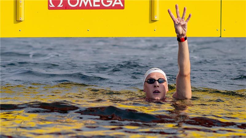 Florian Wellbrock schaffte im Freiwasser Historisches.
