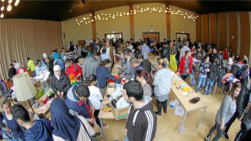 Förmlich überrannt sind die Basare, die von der Flüchtlingshilfe von 2015 bis 2017 in der Aula der BBS organisiert worden.