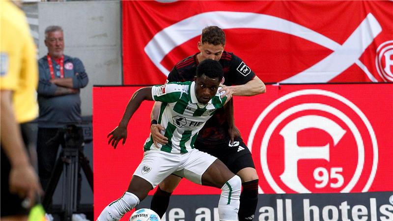 Fortuna Düsseldorf und Preußen Münster lieferten sich ein umkämpftes Spiel. 