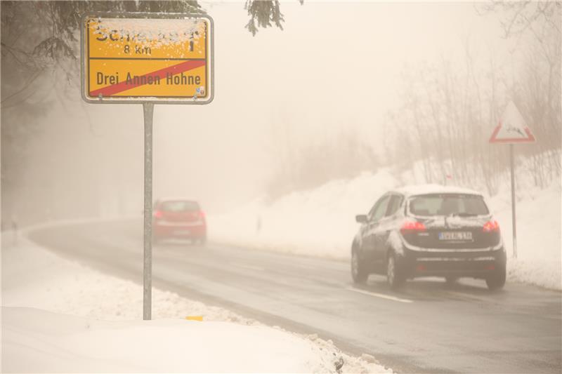 Entspannte Lage auf den Straßen im Harz Foto: Matthias Bein/dpa