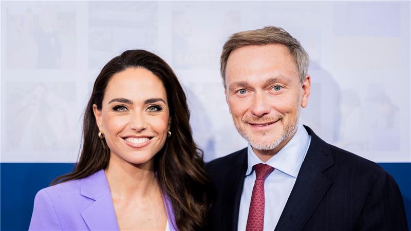 Franca Lehfeldt und Christian Lindner sind Eltern geworden. (Archivbild)