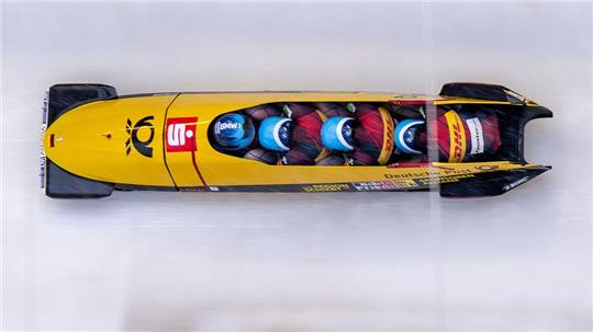 Francesco Friedrich kam im Viererbob beim Weltcup in Winterberg auf Rang zwei. 