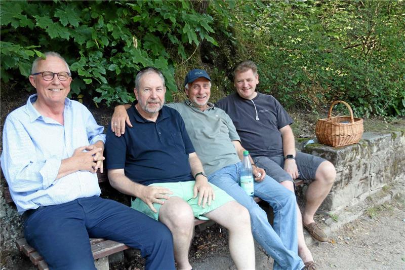 Frank Schober, Hartmut Prüssner, Armin Nitsche und Henning Kluß (v. li.) vom Vorstand der Innenstadt-CDU sorgen sich um die Zukunft der Hokenstraße.