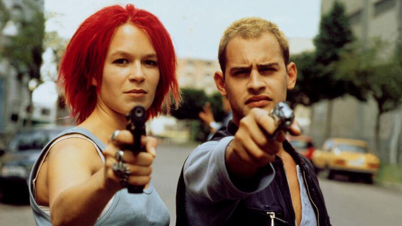 Franka Potente und Moritz Bleibtreu sind die gefeierten Hauptdarsteller in „Lola rennt“.