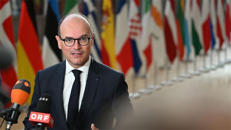 Frankreichs Minister Sébastien Martin in Brüssel: „Made in Europe, das heißt Europa.“