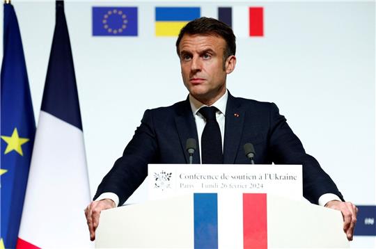 Frankreichs Präsident Emmanuel Macron lud zu einer internationalen Unterstützerkonferenz für die Ukraine ein.