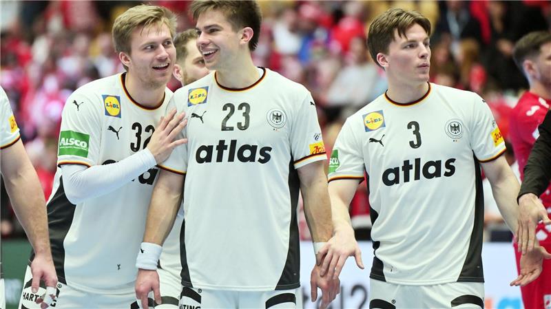 Franz Semper, Renars Uscins und Nils Lichtlein spielen um EM-Gold. 