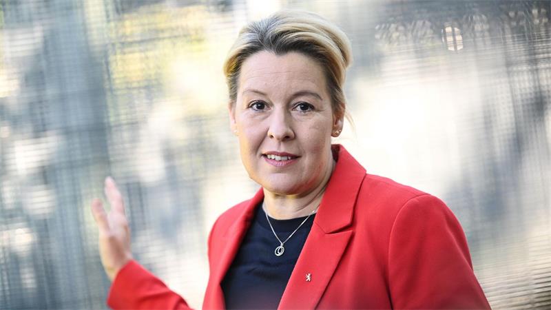 Franziska Giffey stellte sich hinter Krach. (Archivbild)