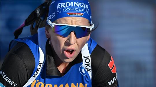 Franziska Preuß legt nach ihrer Zwangspause ein solides Comeback hin. (Archivbild)